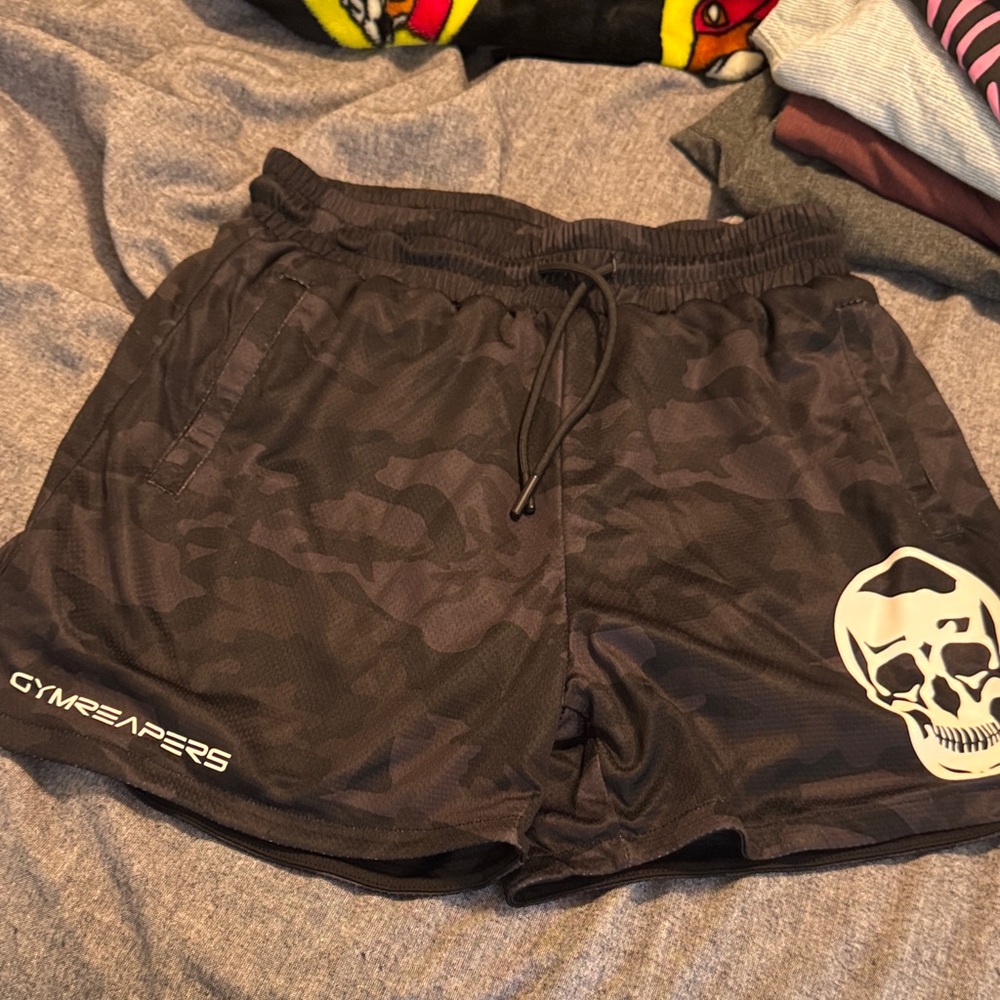 Men’s Gymreapers mesh performance shorts camo print